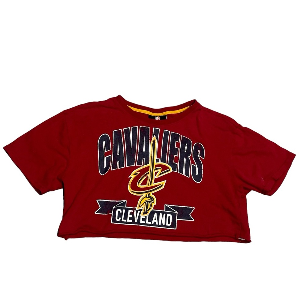 Cleveland Cavaliers Red Cropped Tee